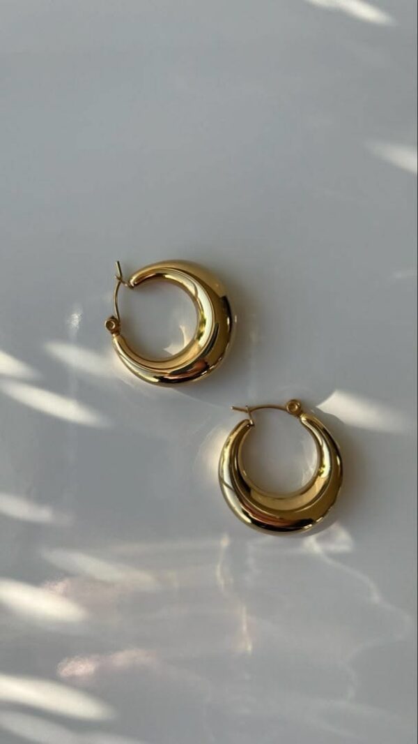 Classic Gold Hoops