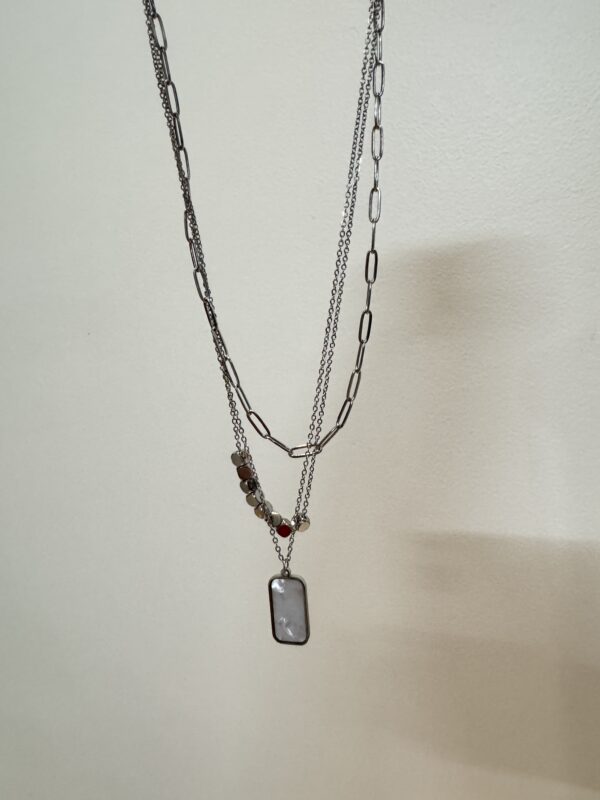 Silver Layers Necklace